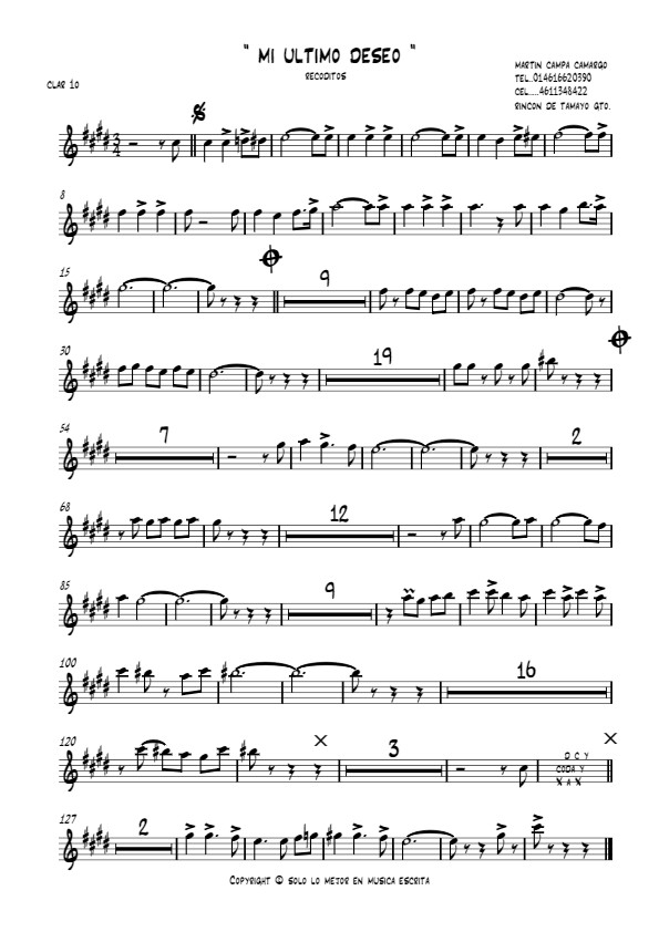 La imagen puede contener una previsualizacion de una partitura